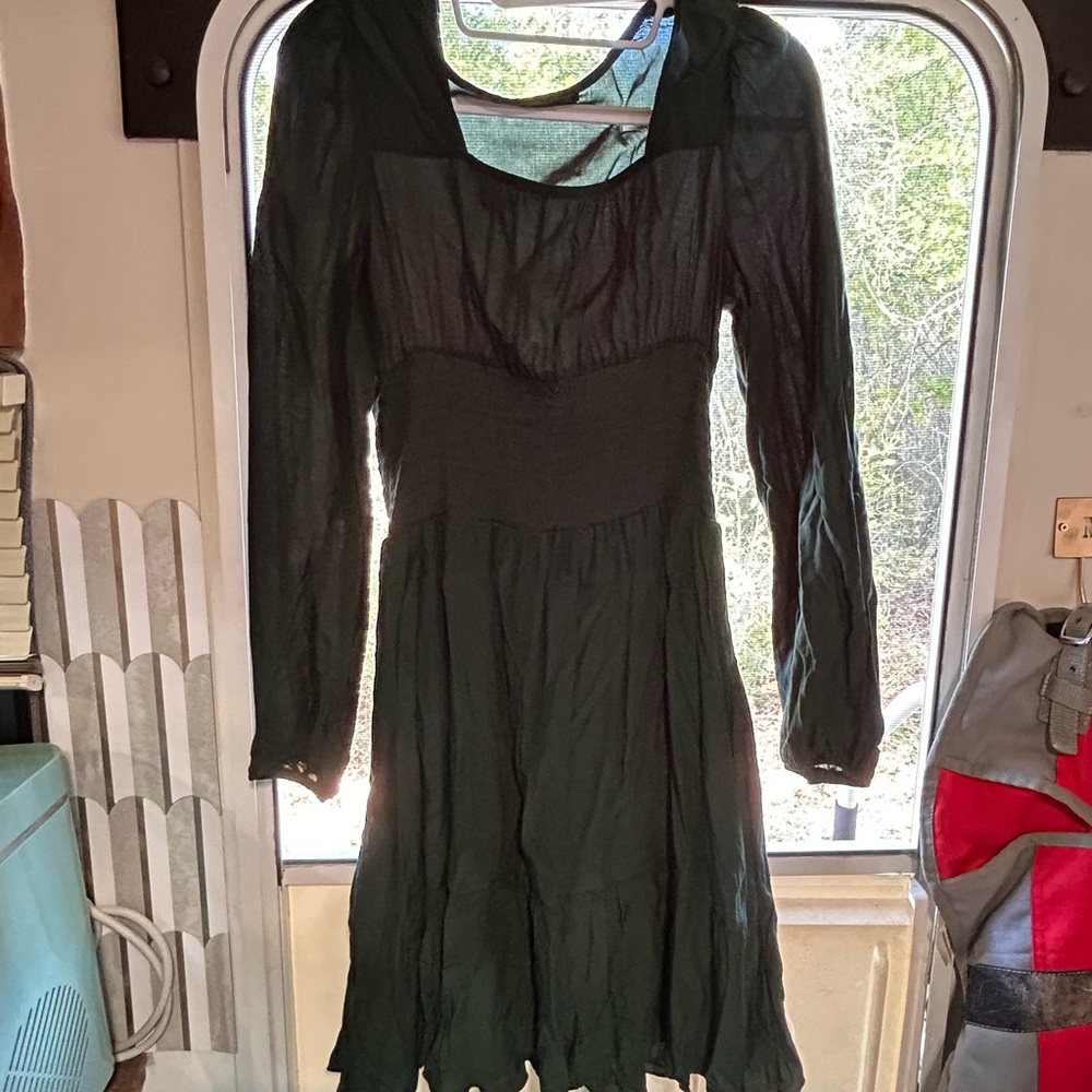Elegant dark green Dress